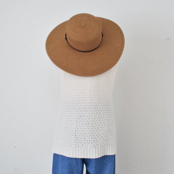 Vintage‎ 80s Off-White Acrylic Sleeveless Cardigan Vest - Picture 7 of 10